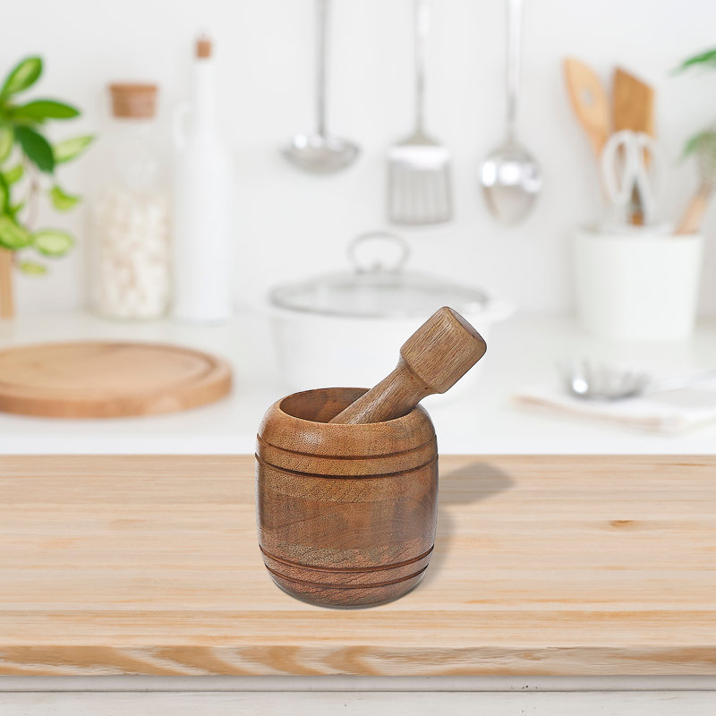 No Power Source Required / Manual Mortar and Pestle Set
