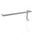 Umbra 34.25 in. x 78 in. Fully Frameless Wall Hinge Towel Bar Shower Door-90690959