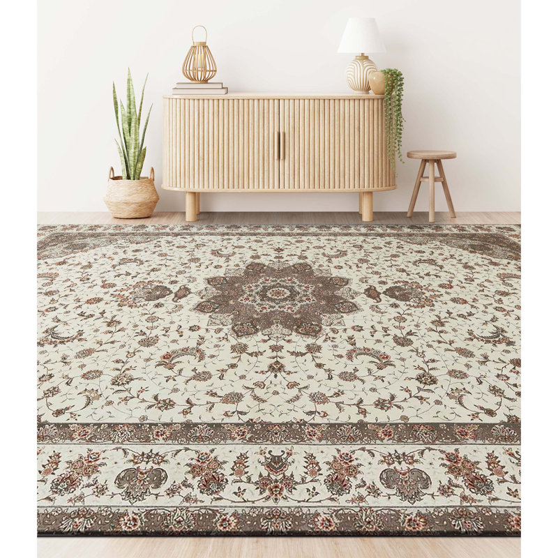 Elegance Hand Woven Silk and Wool Oriental Area Rug