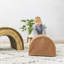 Tunnel pour arbre ECR4Kids SoftZone et grimpeur, ensemble de jeu pour tout-petit, chocolat
