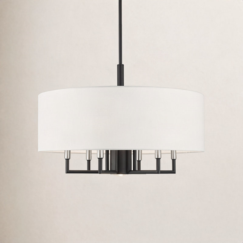 Lustre 7 lumières Moonlighter, Gris scandinave