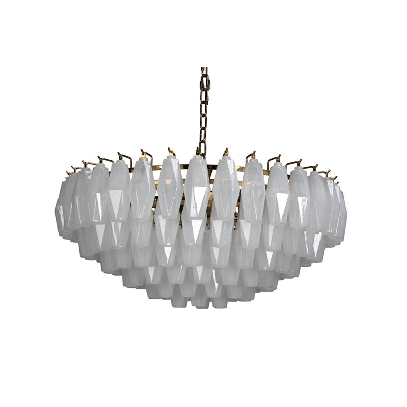Ludmilla Chandelier, 9 Lights, 4 Tiers, 14" H x 31" W x 31" D