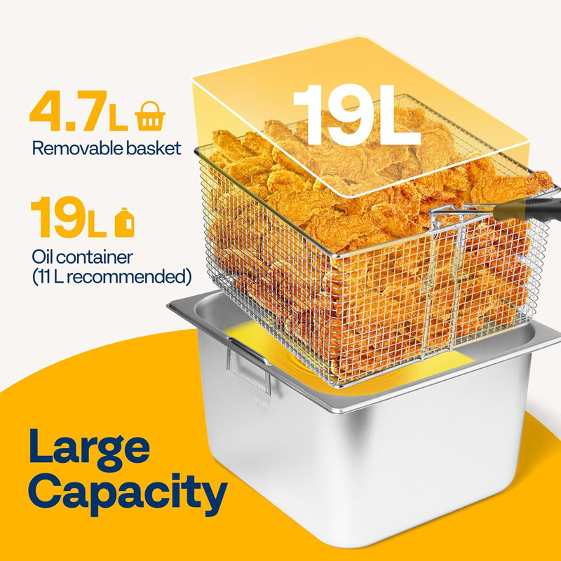 Très grande friteuse Elextric 11l
