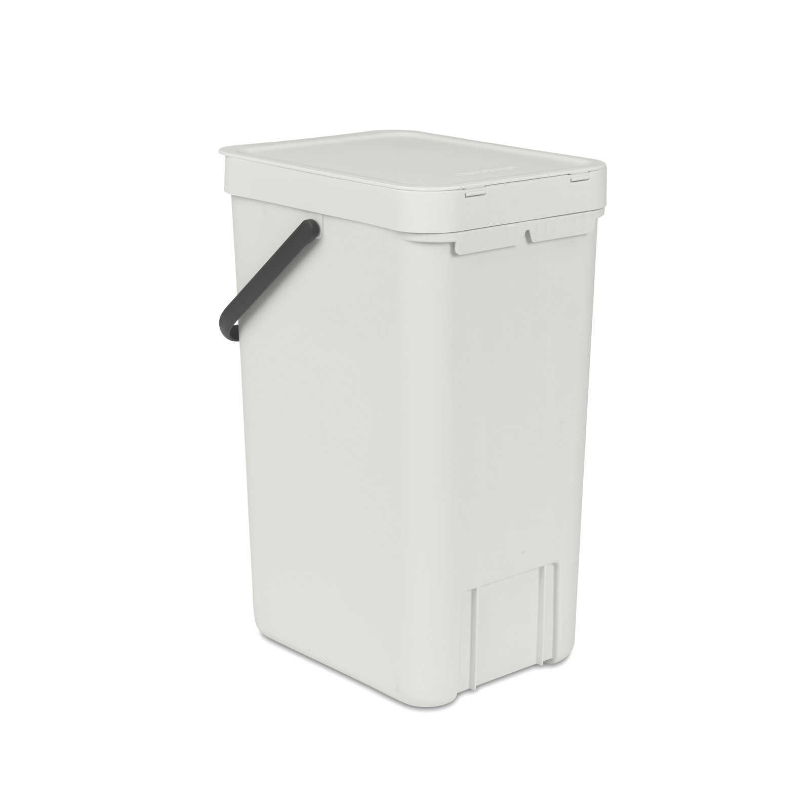 Brabantia Sort and Go 4.2gal Recycling Bin, Light Gray