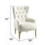 Chaise d'appoint capitonnée et rembourrée avec structure robuste-600037241