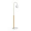 Lampe sur pied avec abat-jour blanc Aldona