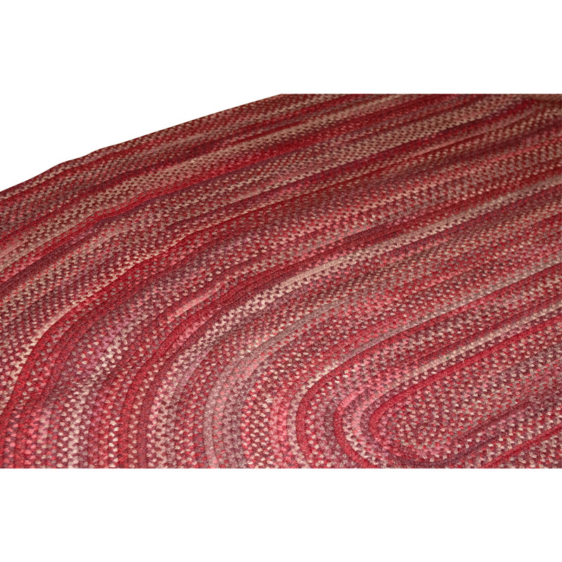 Flatweave Area Rug in Red