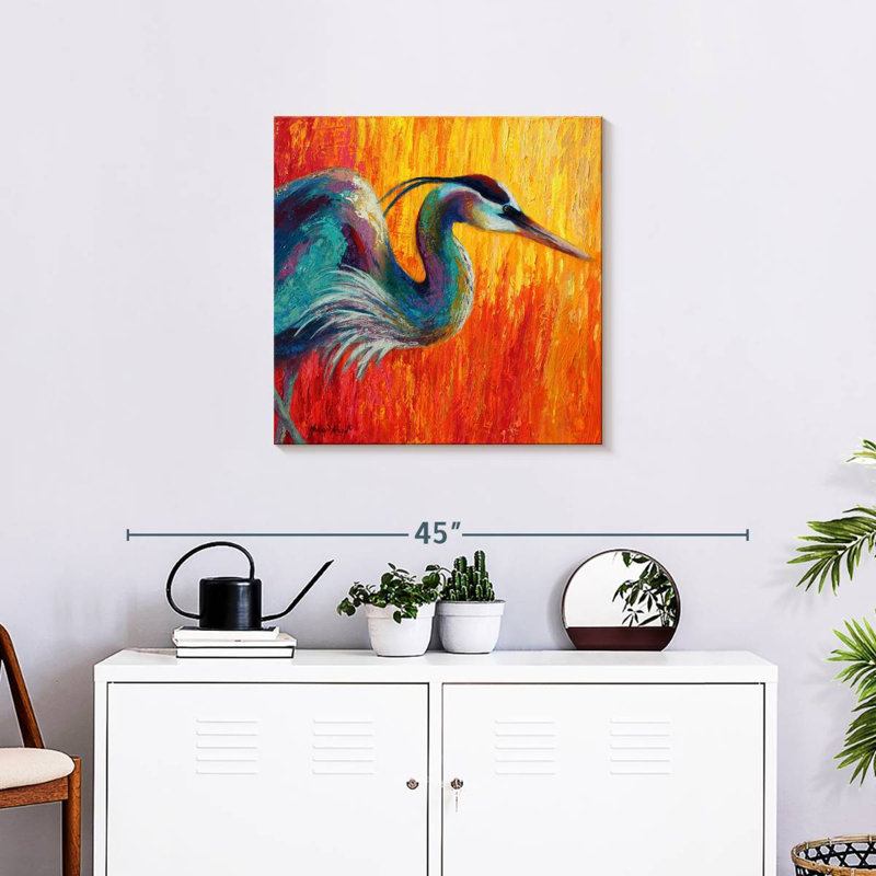 Brampt Heron III, 24" H x 24" W