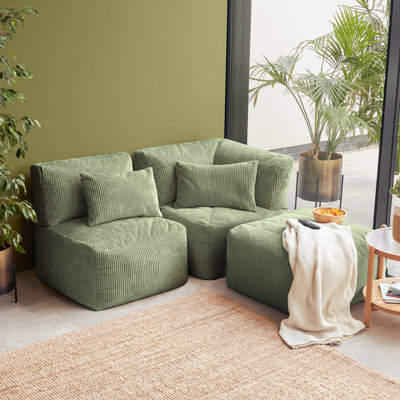 Corduroy Bean Bag Set