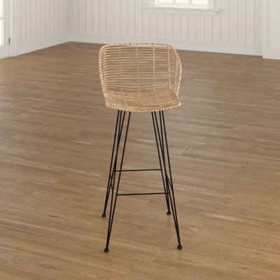 Deloris Counter Stool with Metal Frame