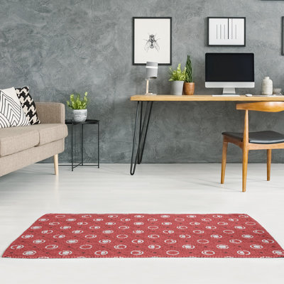 Chenille Geometric Indoor Rug