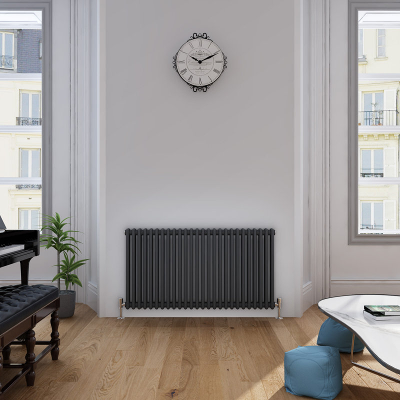 Horan Horizontal Designer Radiator, 600mm H x 1190mm W x 70mm D
