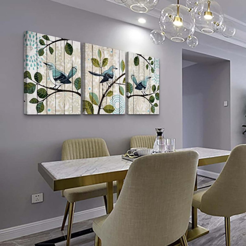 3 Piece Wrapped Canvas Wall Art