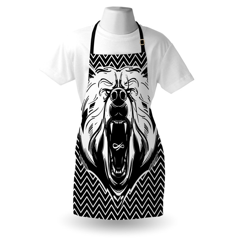Chevron / Zig Zag Bib Apron