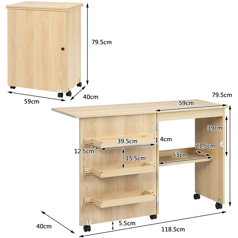Wandi Writing Desk, Ecru