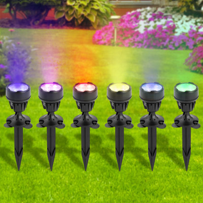 Color Changing IP68 Waterproof Spotlights Underwater Landscape Lights