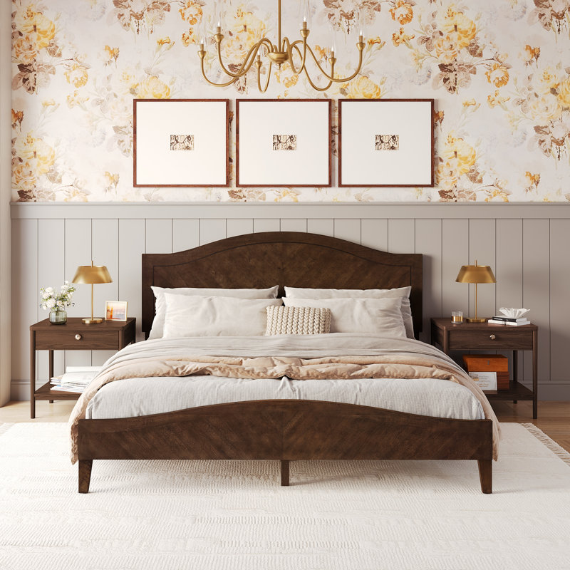 Jaydalynn Solid Wood Platform Bed