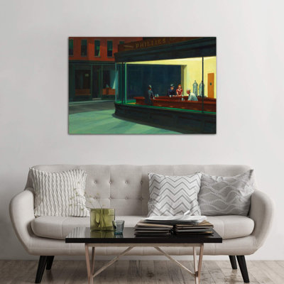 Nighthawks, 1942 by Edward Hopper - Painting on Canvas