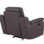 Fauteuil inclinable moderne en cuir avec soutien lombaire et base en acier inoxydable Global United-122728261