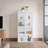 Latitude Run® Bookcase, 4 Cube Open Storage Organizer Display Bookshelf-1279957735