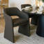 Ensemble de table de salle à manger pour 6 personnes avec table ronde et 6 chaises rembourrées imperméables-1095320587-1095320631