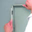 Cadre pour affiche 14 x 22 po en aluminium argenté - cadre de présentation mural à chargement frontal à profil 0,59 po avec housse antireflet pour affiches, documents et certificats - paquet de 3-305457298-305457308