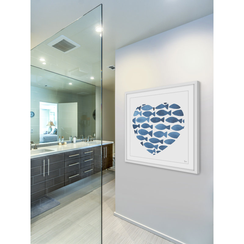" Lovely Fishes " by Eyre Tarney, 18" H x 18" W x 1.5" D