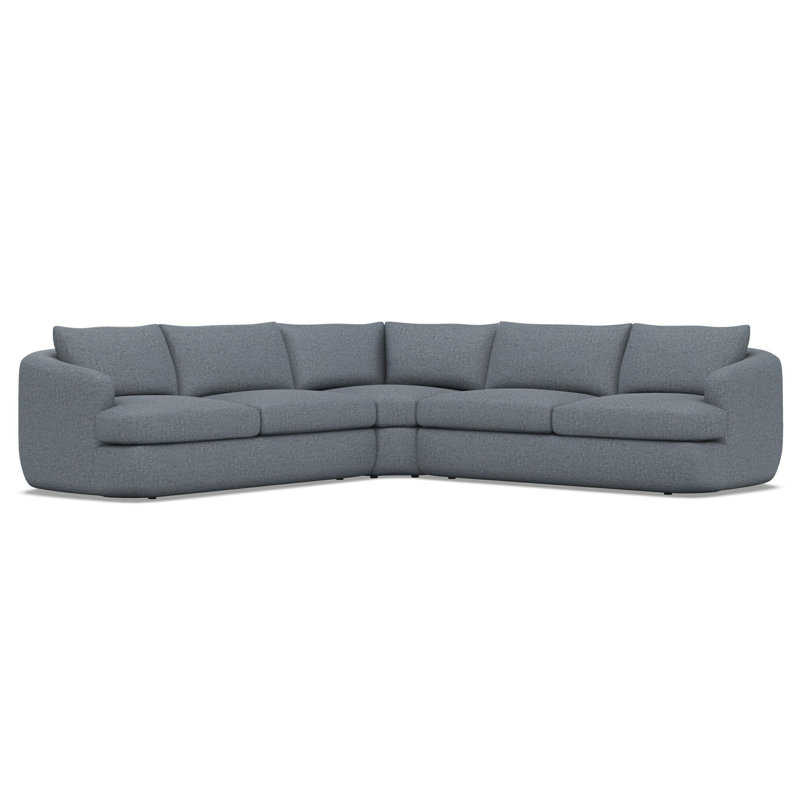 Jules Fabric 3 Pc Sectional, 1697-034