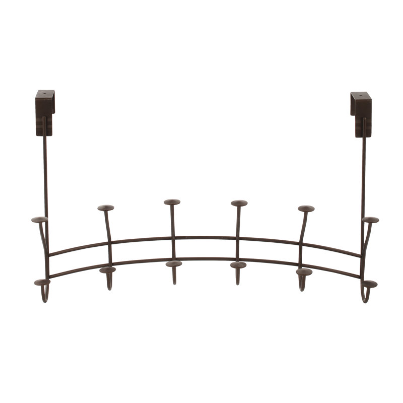 Windsor Metal Over-the-Door 12 - Hook Wall Mounted Coat Rack