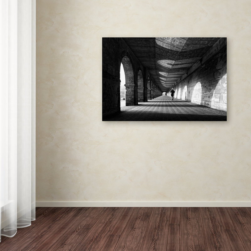 « the runner », reproduction de photo sur toile tendue, H 12 po x l 19 po