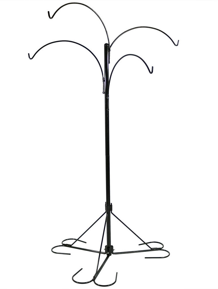 Hoover 4-Arm Hanging Basket Plant Stand