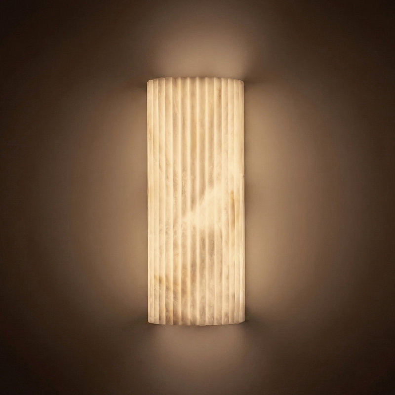 Appliques murales encastrées 11,8 po Alabaster, 2-Pack