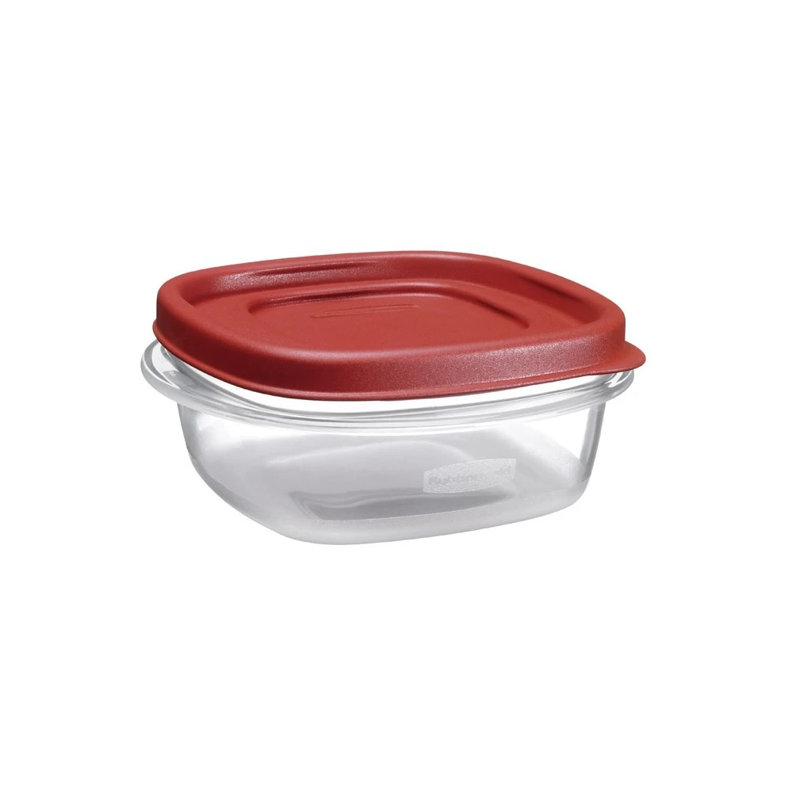 Easy Find Food Storage Container, 5"H x 5"W x 3"D