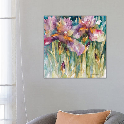 Siberian Iris 1 Piece Wrapped Canvas Painting