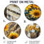 Décoration murale tournesol blé à la ferme - Tournesols en métal-162297889