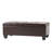 Upholstered PU Leather Storage Ottoman - DBL TOP (old sku N757P254559B)