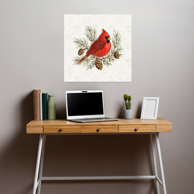 Fêtes de Noël des Fêtes, reproduction d'art abstrait abstrait oiseau contemporain