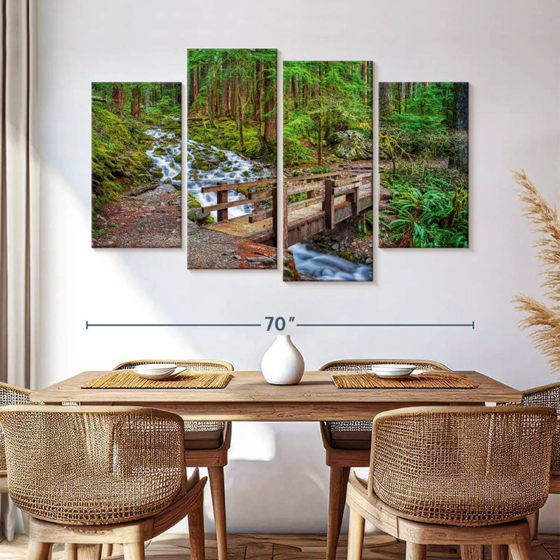 Alvord Old Olympic Forest Bridge, 42"H x 68"W