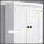 Armoire de cuisine 72 po sur pied, armoire de rangement haute avec 2 portes, tiroir et tablettes réglables