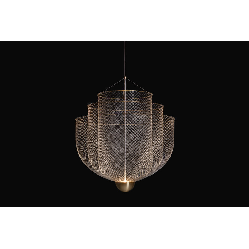 Meshmatics 1 - Light LED Chandelier, Small