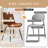 7-Piece Glass Top Dining Table Sets-2113774514