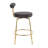 Kayson 25.5" Gold Swivel Upholstered Counter Stools-1129021417
