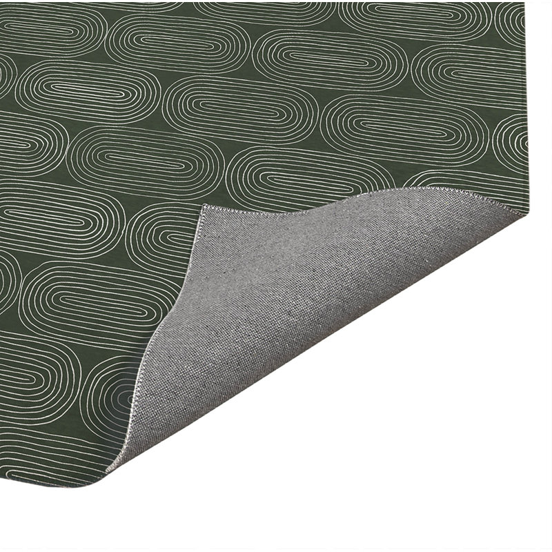 Tapis de bureau léger Earthy Embrace, L 7 pi x L 5 pi, Chimichurri