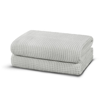 Serviette de bain luxueuse, gris clair, 29,9 po x 55,9 po | 50% tissu modal / 50% coton, 8,8 oz / m² | Doux, absorbant et à séchage rapide | Parfait pour le spa, la maison et les voyages | Facile d'entretien: lavable à la machine