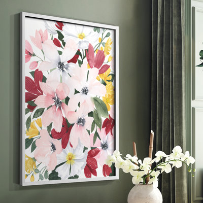 «Spring Bliss I», reproduction encadrée - bois massif