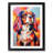 Cavalier King Charles Spaniel Constructivism - Single Picture Frame Print on Wood-539009045-539009050