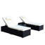 Ensemble de chaises longues d'extérieur 3 pièces-1945950659