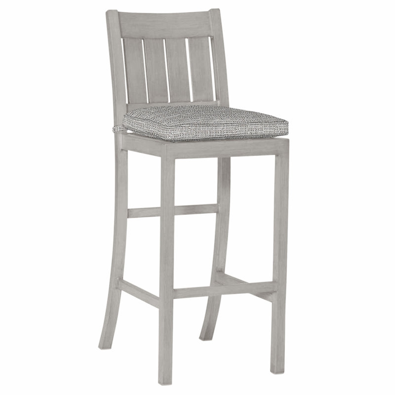 Tabouret de bar Club Wrought, Welt, Caramel tweed, Huître
