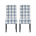 Dark Blue/Light Beige Plaid