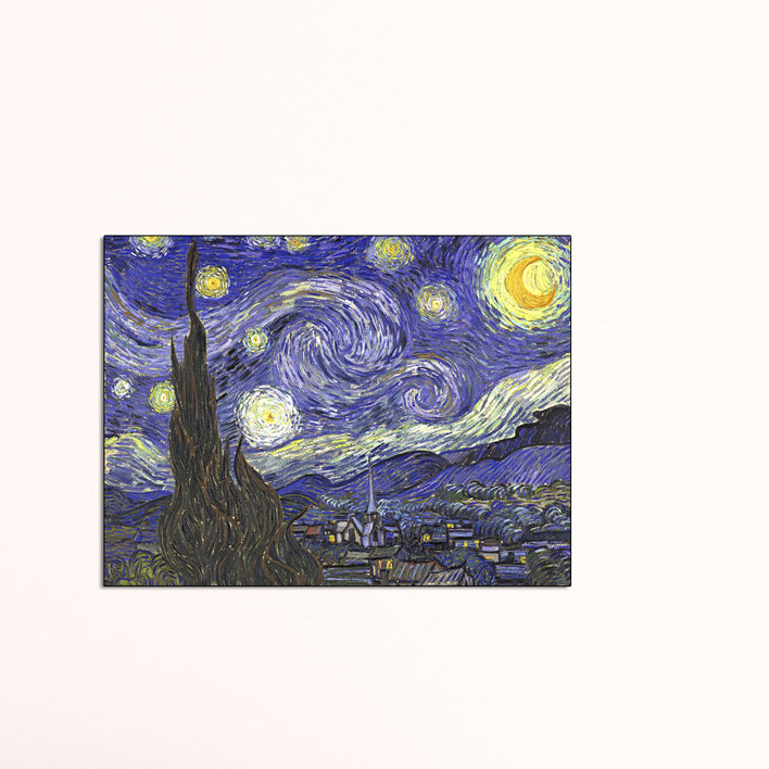 Vincent Van Gogh - No Frame Painting on Canvas, 60cm H x 80cm W x 1.8cm D